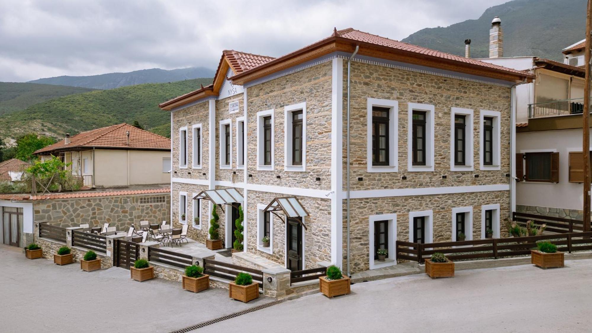 Νysa Hotel Mousthéni Екстериор снимка