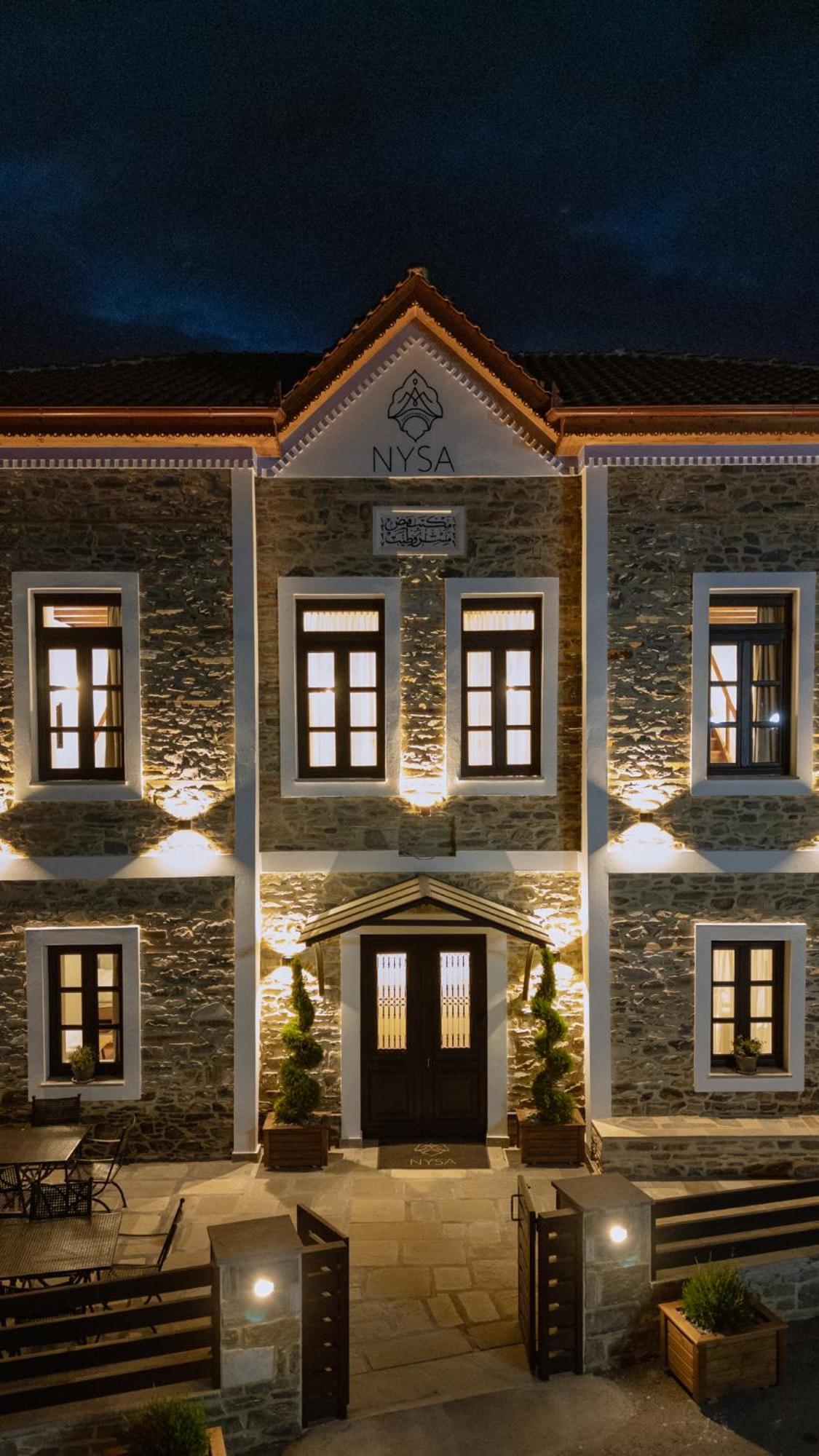 Νysa Hotel Mousthéni Екстериор снимка
